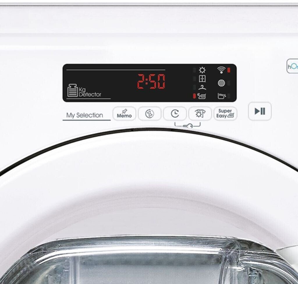 Сушильная машина Candy CSOE H10A2TE-S, тепловой насос, 10 кг, Класс E, wifi, белый